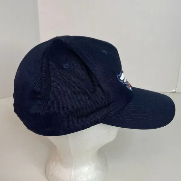 Vintage Anaheim Angels SnapBack Hat, Dark Blue, Logo Athletic, Wing Logo - Picture 3 of 9